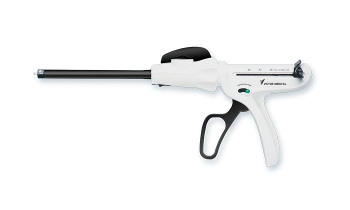 Handheld medical device on a white background
